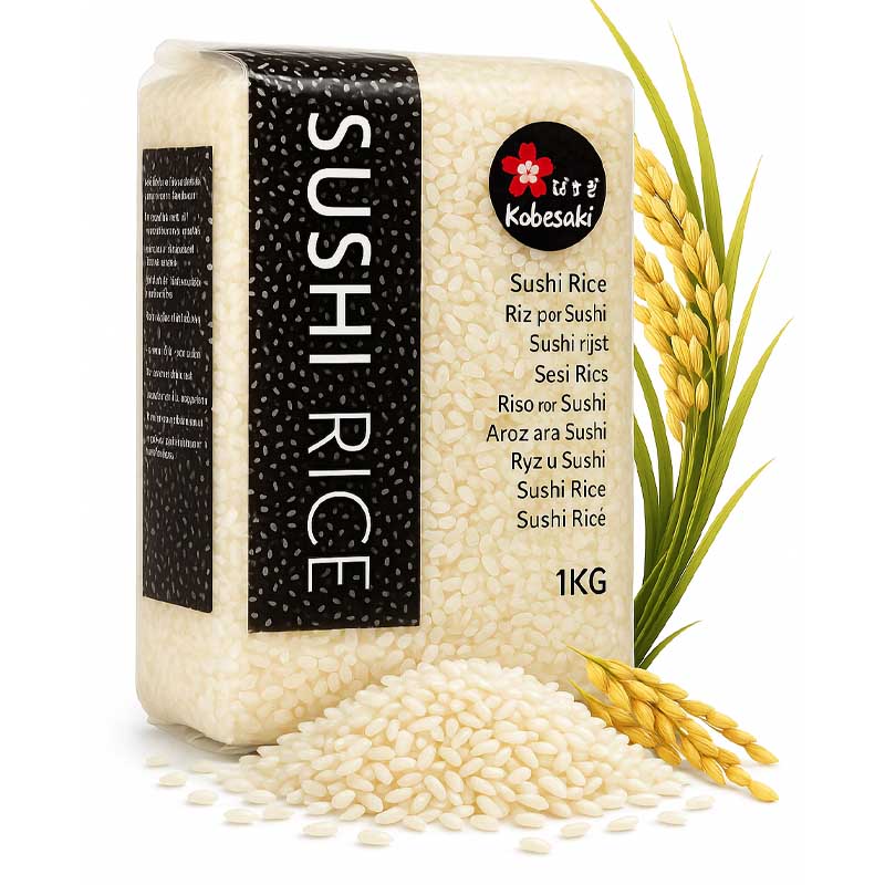 Arroz para Sushi Japonés Kobasuki | Grano Corto Premium 1KG