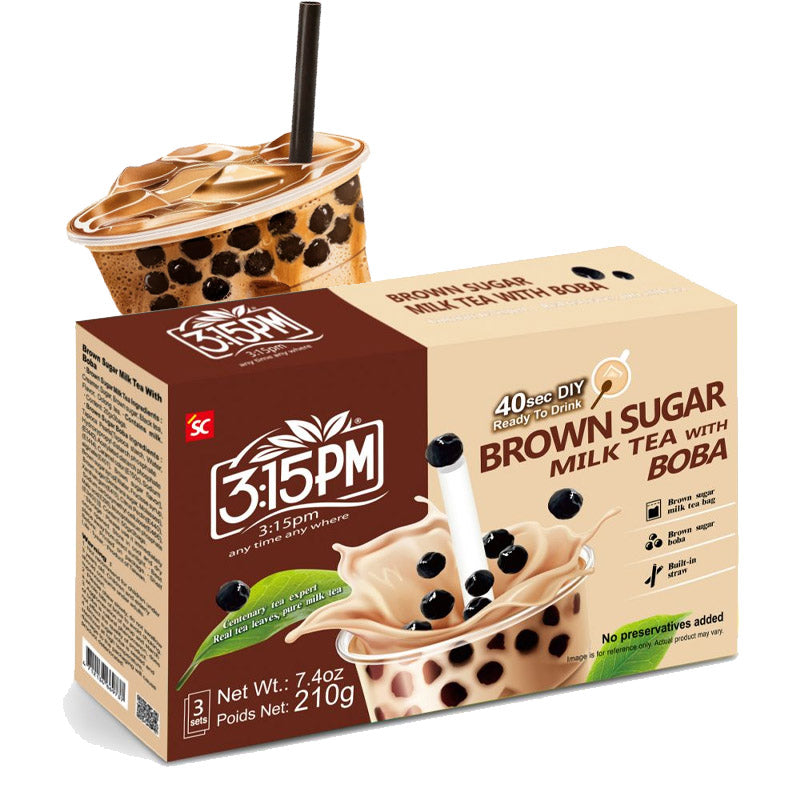 Kit Bubble tea Azúcar moreno 210grs | 3 Raciones