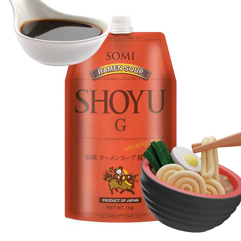 Caldo Shoyu para Sopa de Ramen 1Kg | Somi