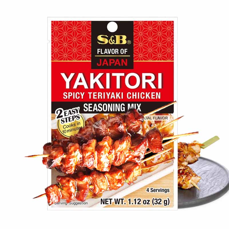 Condimiento Para Yakitori de pollo teriyaki picante 32grs