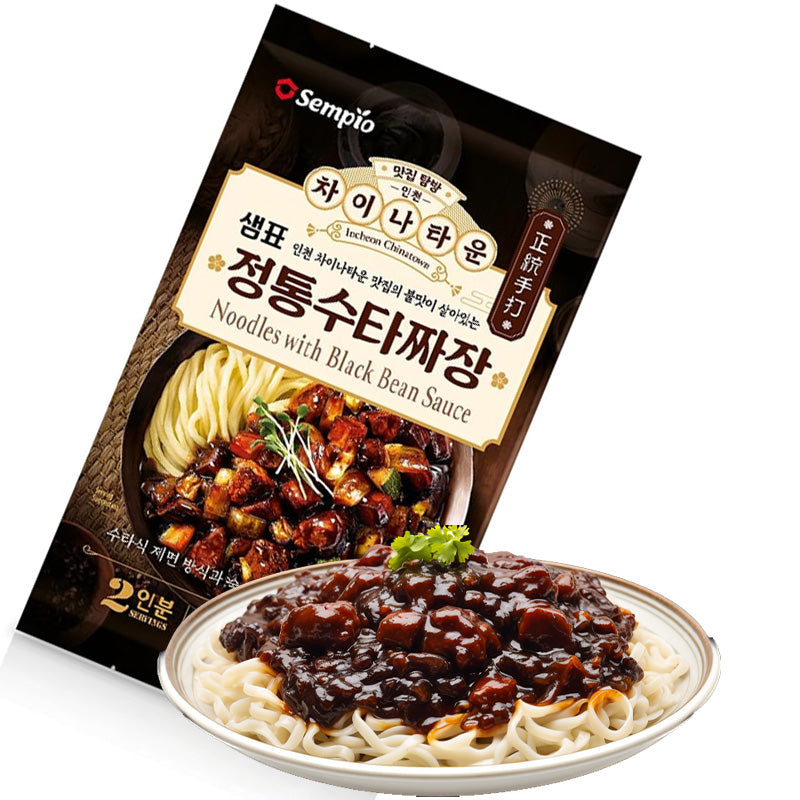 Fideos Jjajang Con Salsa De Frijoles Negros 640grs | Sempio