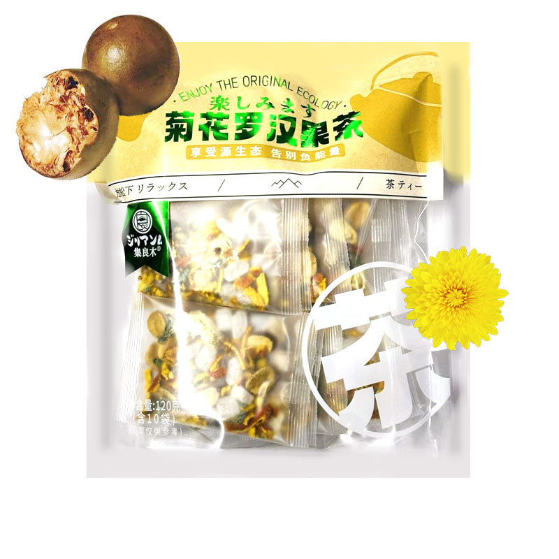 Té de Crisantemo y Luo Han Guo | frutal del monje | 12grs x 5