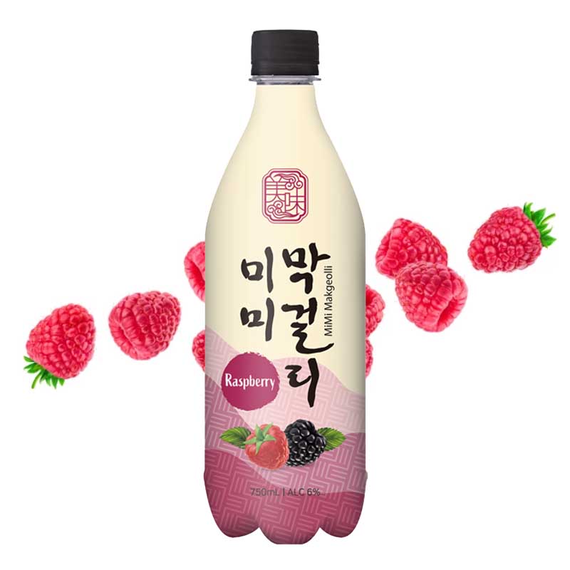Vino de arroz Coreano Makgeolli Frambuesa 750ml | Mimi