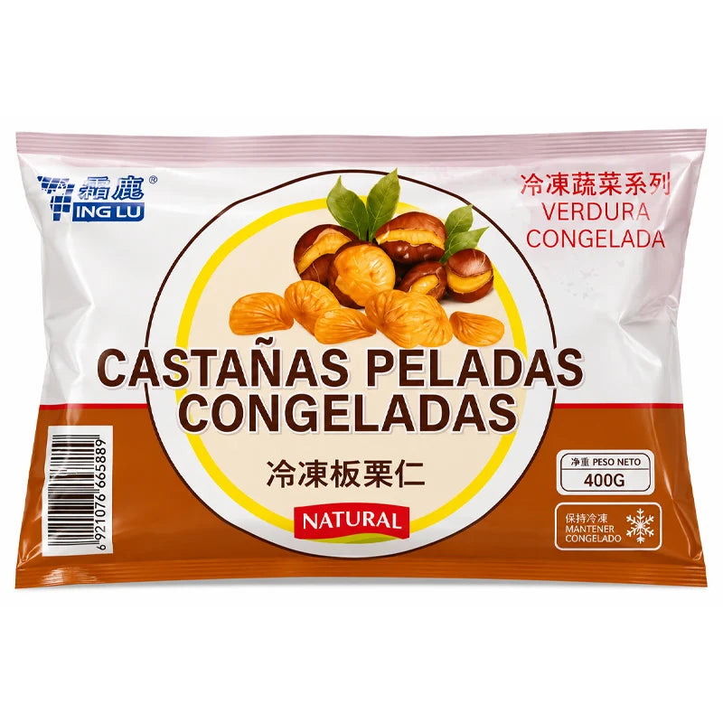 Castañas Peladas Congeladas 400g