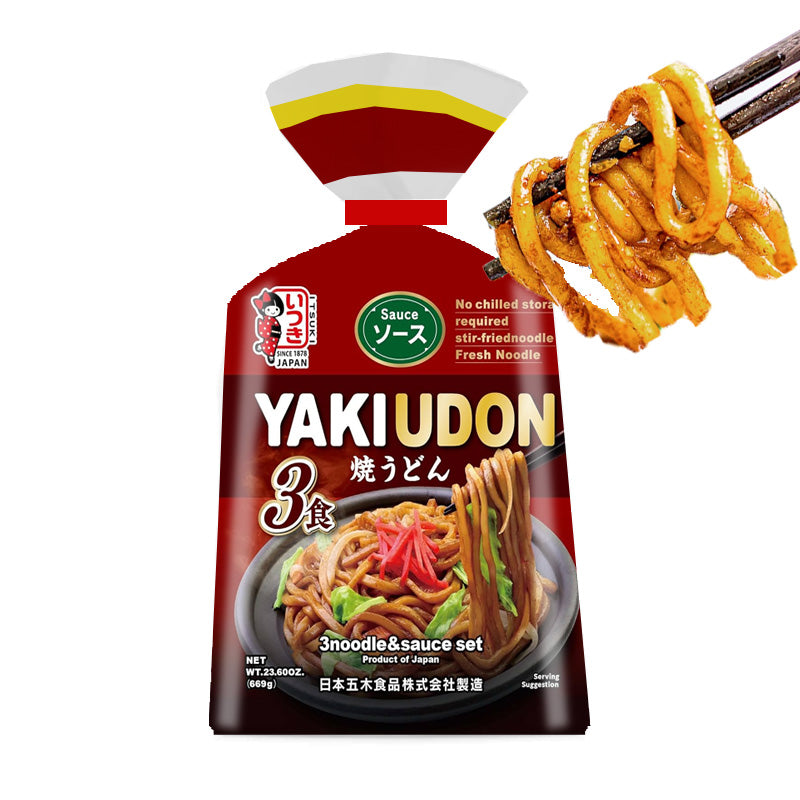 Fideos Yakiudon con Salsa Worcestershire 669grs | Itsuki