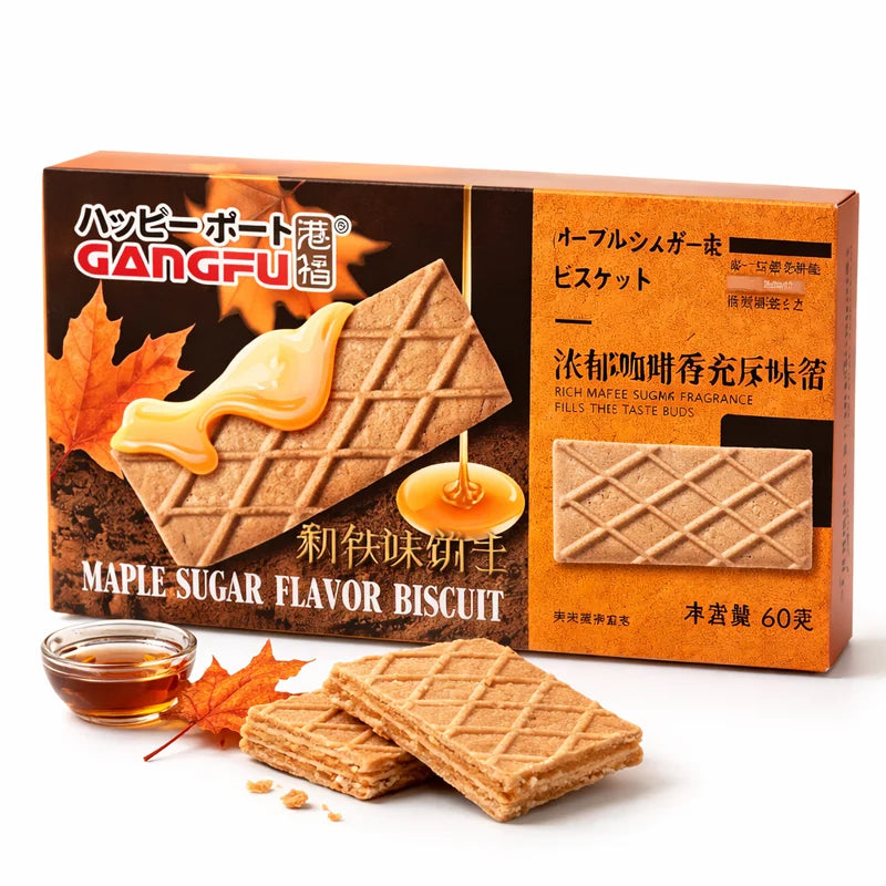 Galletas Wafer Sabor Jarabe de Arce 60grs