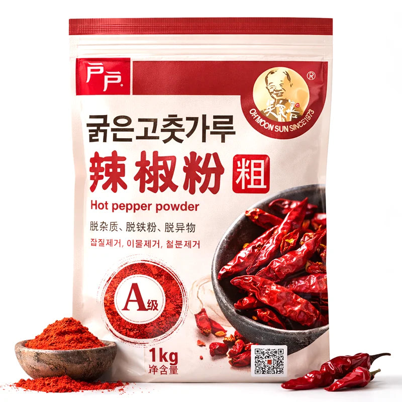 Gochugaru Chile Coreano en Polvo Grueso 1 kg