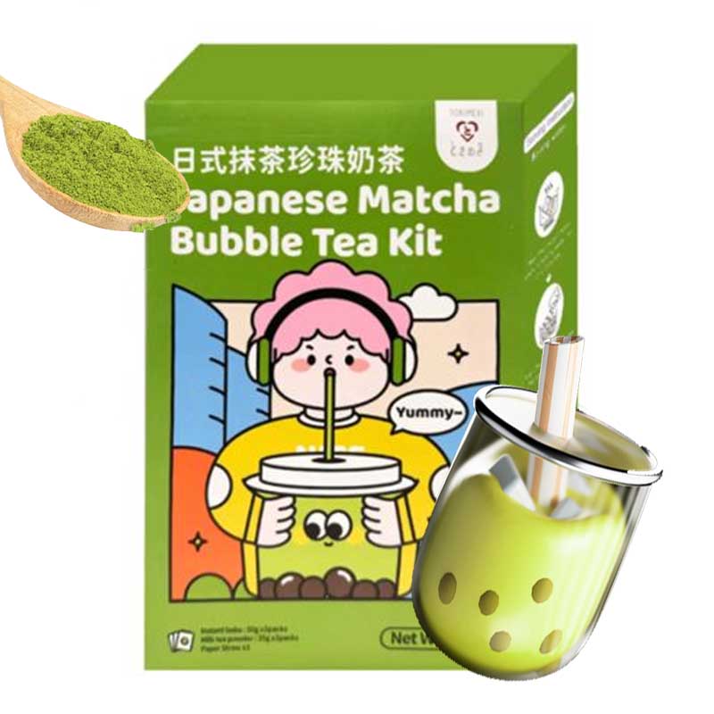 Kit Bubble tea Matcha 255grs | 3 Raciones