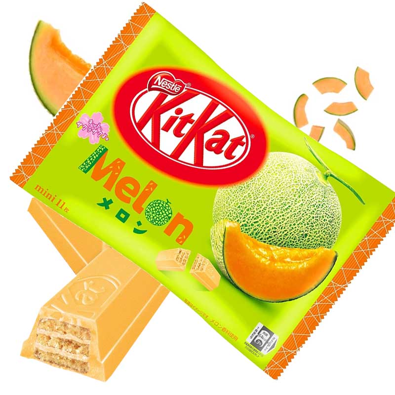 KitKat Japonés Sabor Melon Hokkaido 116grs | 12U