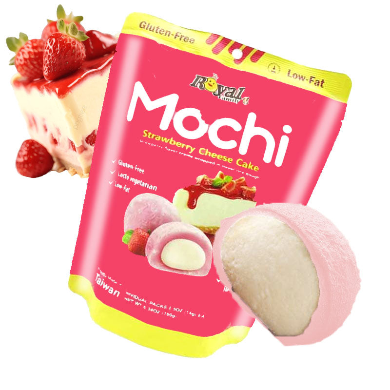 Mochis de Tarta de Queso y Fresa 180grs | Royal