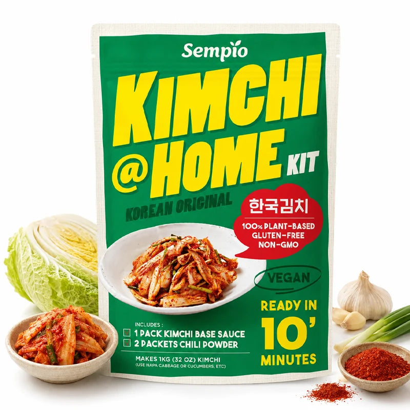 Kit para Preparar Kimchi Coreano en Casa 170grs| Vegan