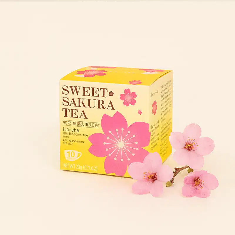 Té Japonés Sakura con Pétalos de Cerezo | 10 Sobres · 3 Sabores