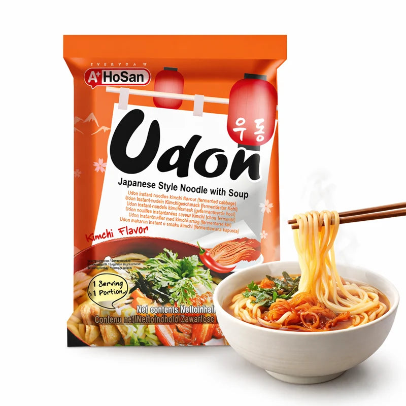 Udon Japonés con Caldo y Sabor Kimchi – 1 ración