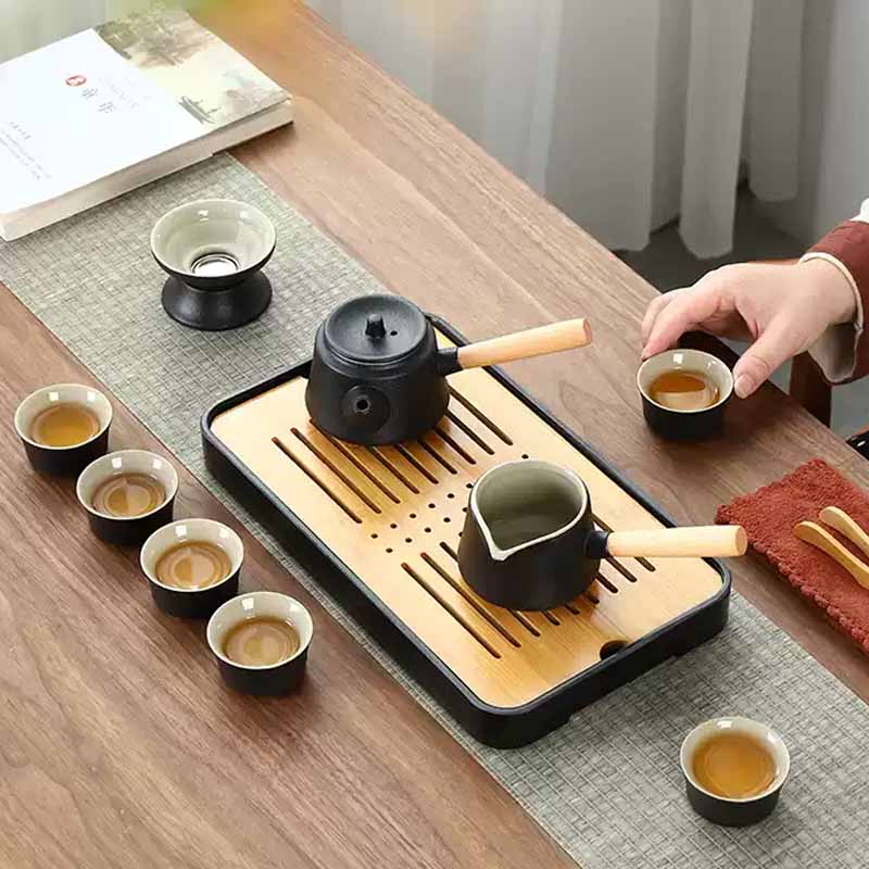 Juego de té con bolsa de viaje 2