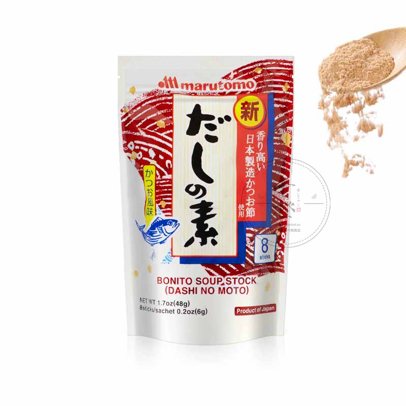 Caldo Bonito polvo Dashi no moto Japonés | Marutomo 48g