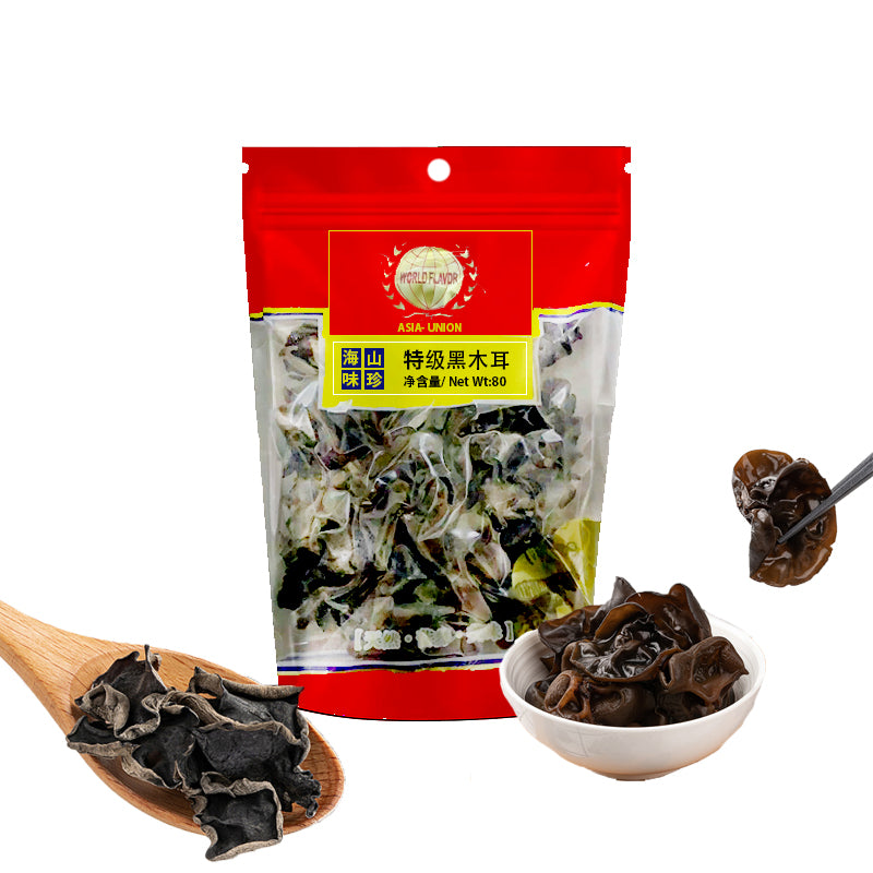 Oreja de Judas seco champiñon negro china 80g