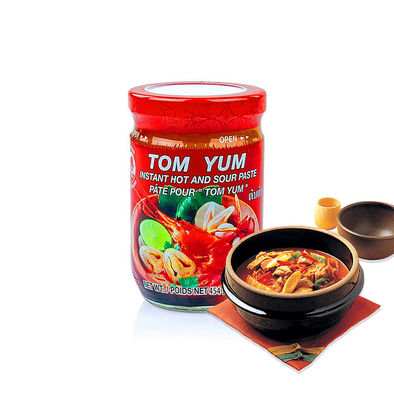 Cómo Preparar Un Auténtico Tom Yum Tailandés 6 Pasta tom yum kung COCK 454g