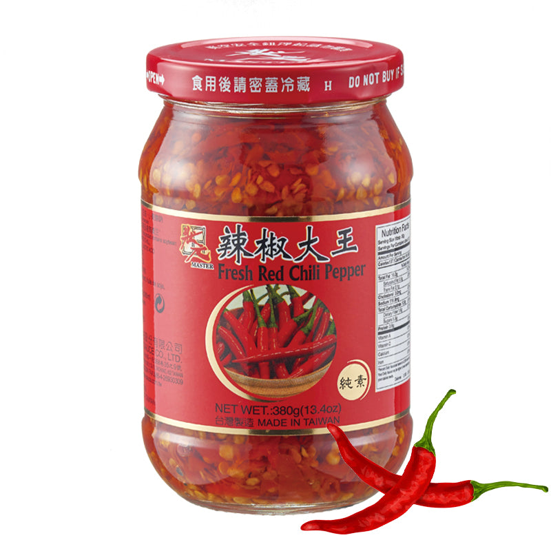 Salsa chili rojo muy picante