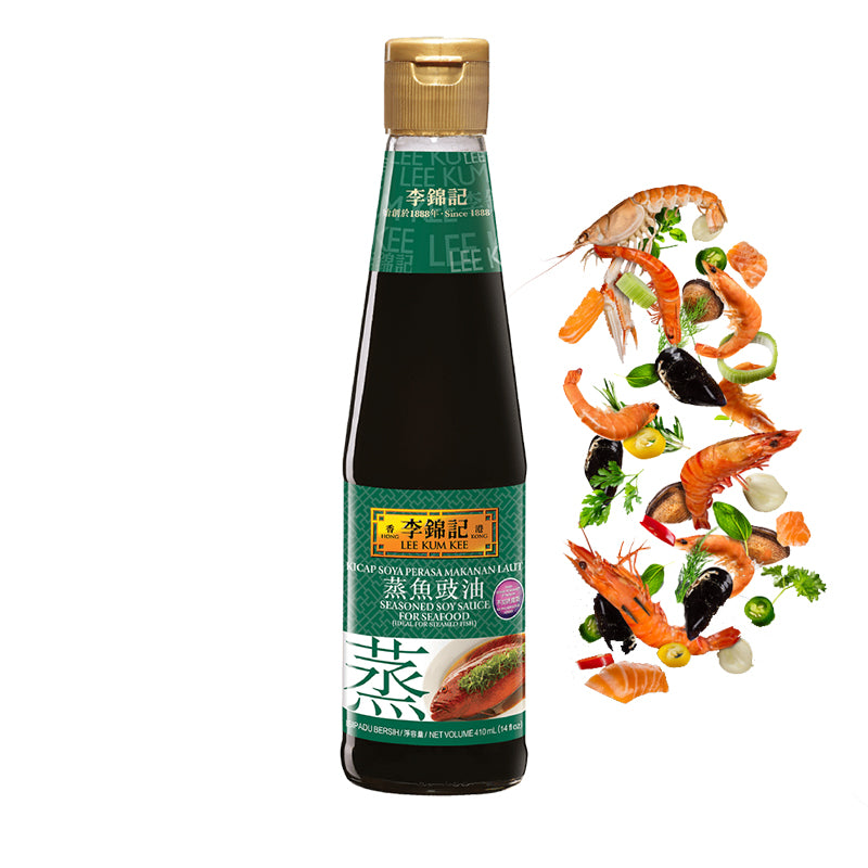 Salsa soja para marisco