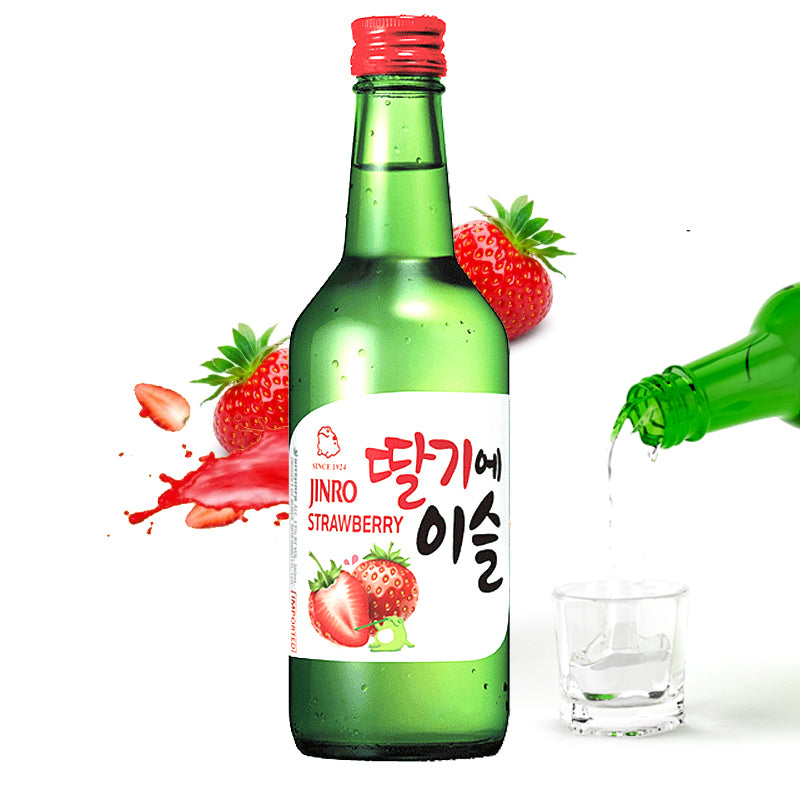 Soju Coreano Chamisul Strawberry Fresa 350ml