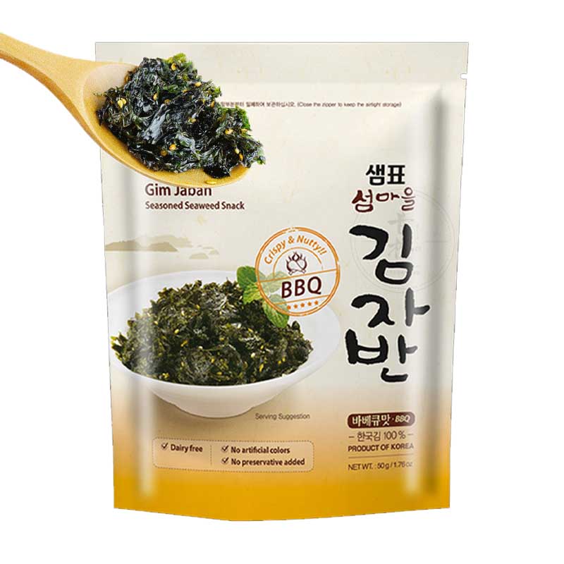 Alga Nori Condimiento Snack BBQ | Sempio Kim Ja Ban 100g