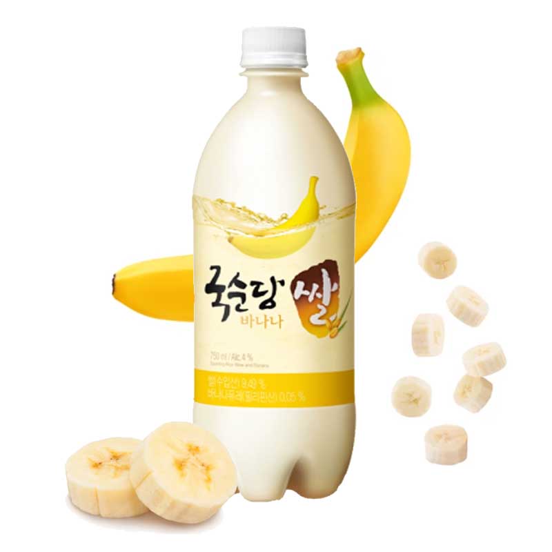Vino de arroz Coreano Makgeolli Plátano 750ml