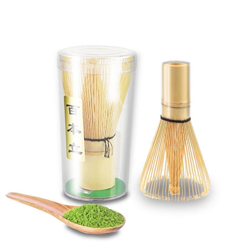 Matcha batidor japonés bambú