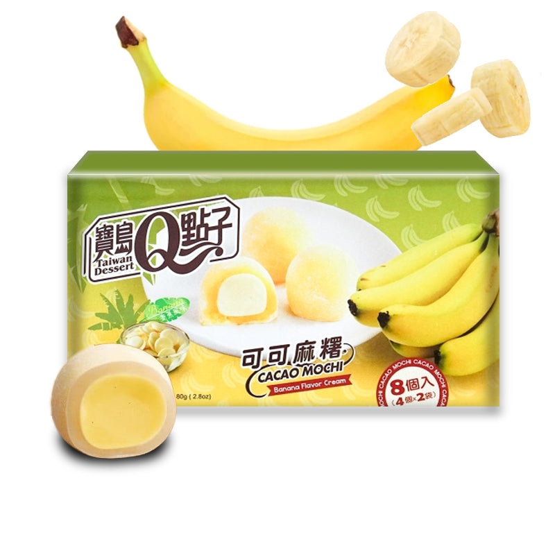 Mochis de plátano con relleno de chocolate blanco 80g OneSupermarket