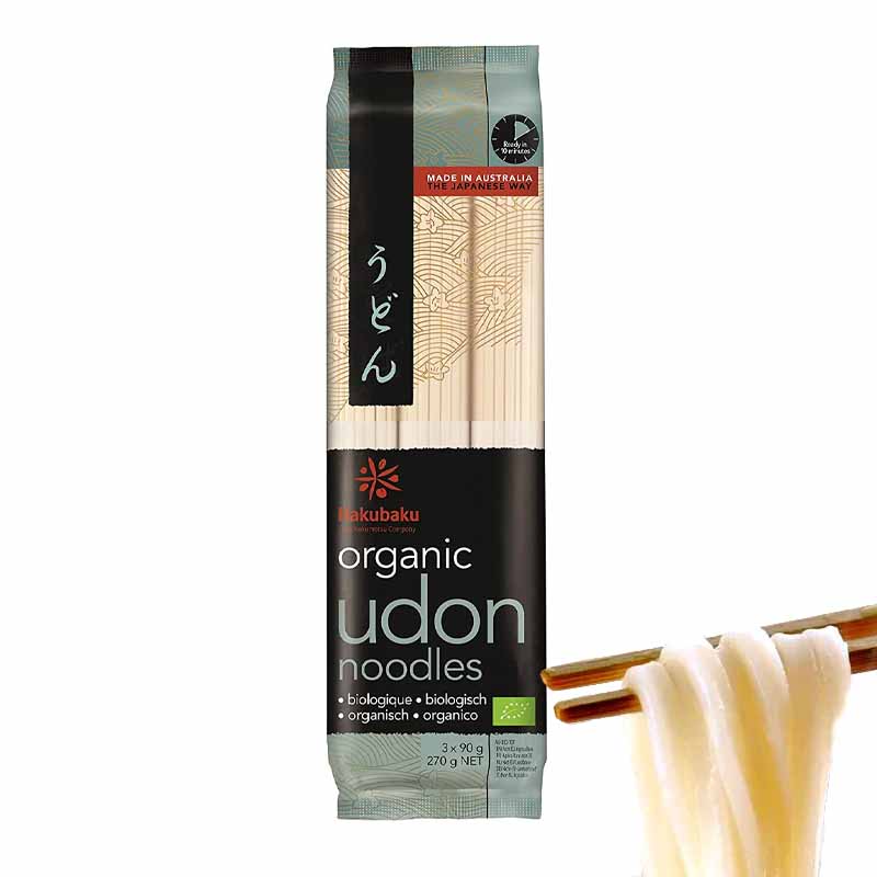 Fideos Udon orgánico 270g | Hakubaku
