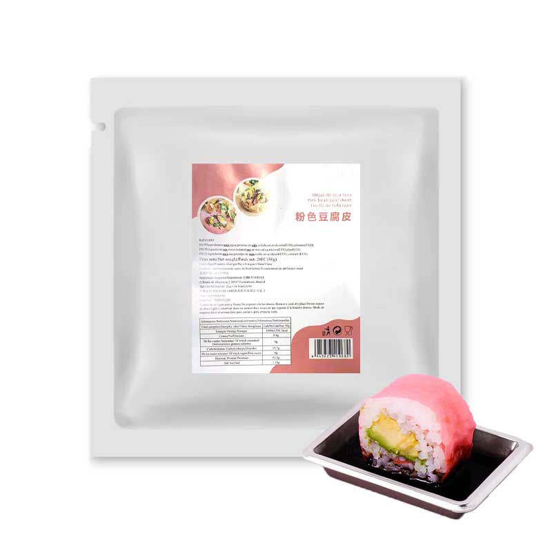 Hoja de soja Rosa Para Sushi | 20PC 80g
