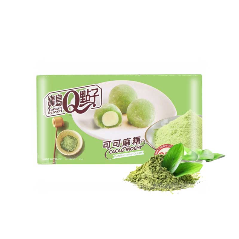 Mochis de Matcha con relleno de chocolate blanco 80g