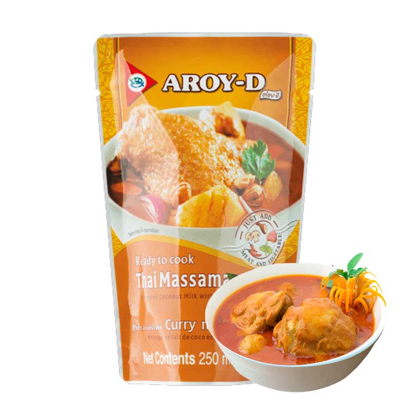 Pasta Thai Curry Massaman 250ml | Aroy d