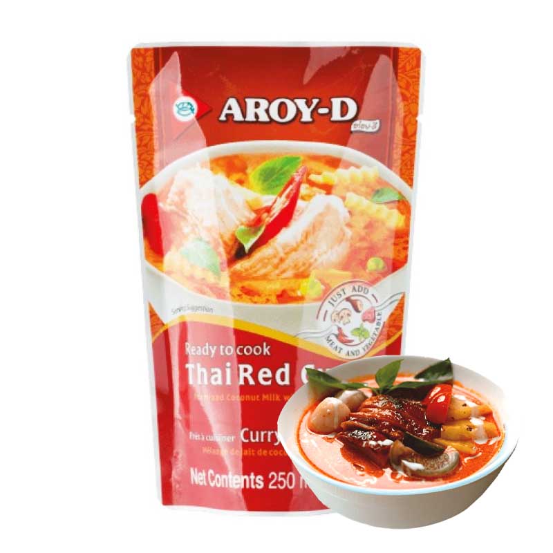 Pasta Thai curry roja 250ml | Aroy d