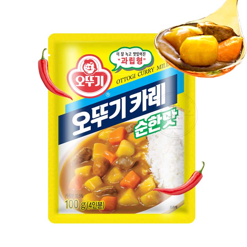 Curry en polvo Coreano medio Picante 100g