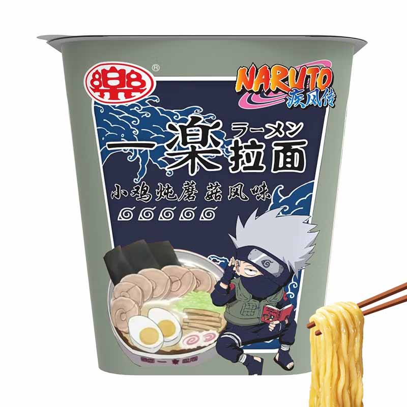 Fideos Ramen Pollo y seta 91g | Edición Kakashi | Naruto