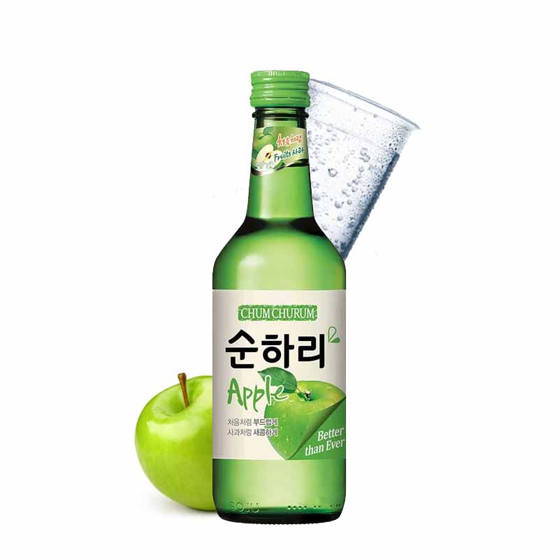 Soju Coreano Chamisul Manzana 360ml