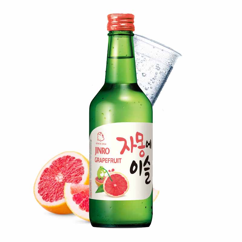 Soju Coreano Chamisul Pomelo 360ml