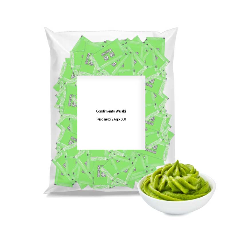 Wasabi em sachês monodose | 2,6g x 500u