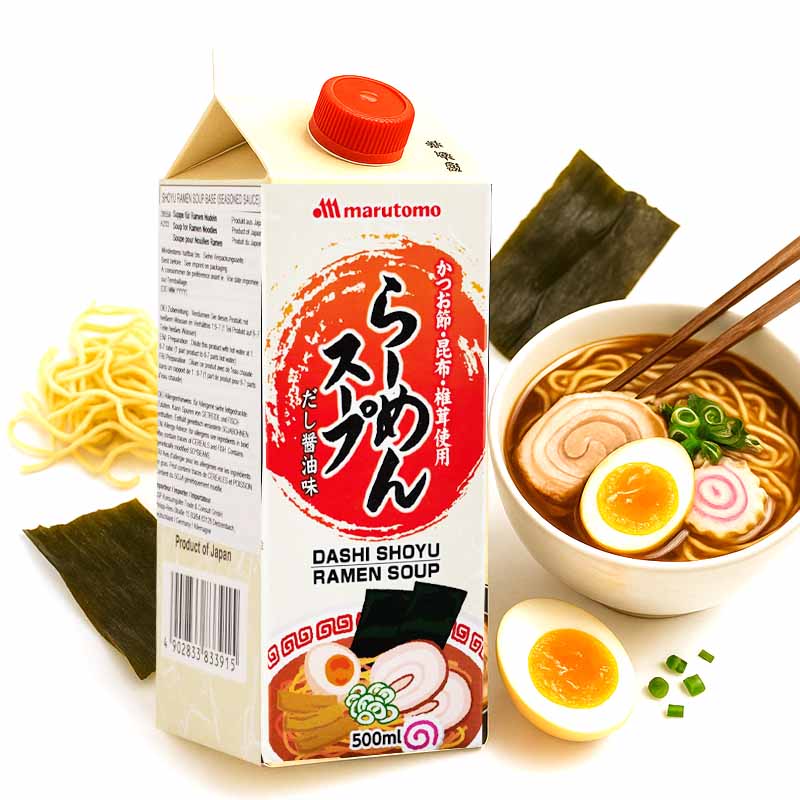 Caldo Concentrado para Ramen Sabor Dashi Shoyu | Marutomo