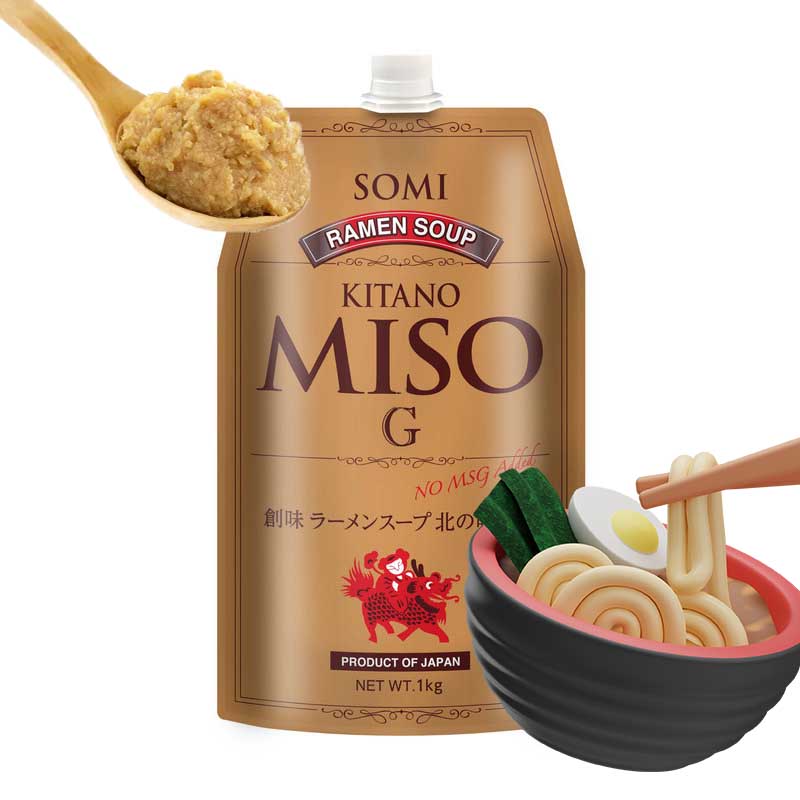 Caldo Miso Kitano para Sopa de Ramen 1Kg | Somi