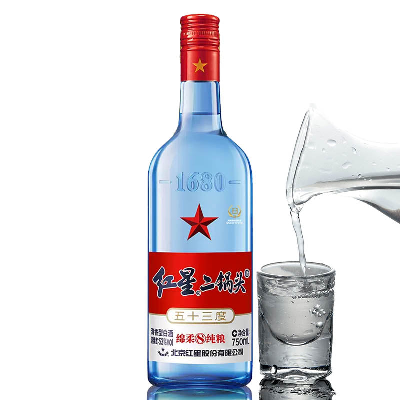 Licor Baijiu chino Erguotou | 53 Grados