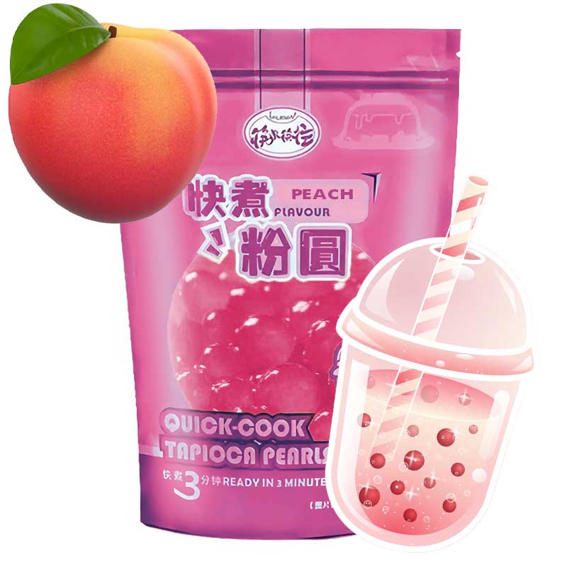 Perlas de tapioca Sabor Melocotón 250grs | Bubble tea