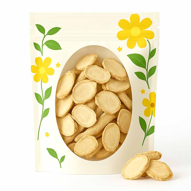Raíz de Ginseng Americano en Láminas 40grs