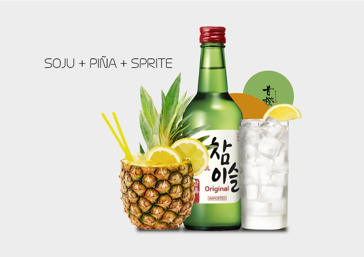 Soju + Piña + Sprite (7UP)