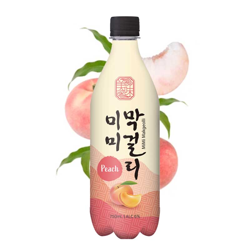 Vino de arroz Coreano Makgeolli Melocotón 750ml | Mimi