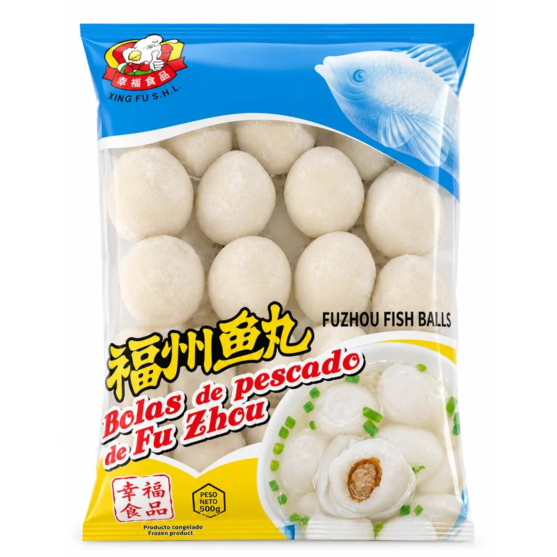 Bolas de Pescado de Fuzhou con Relleno Tradicional 500g