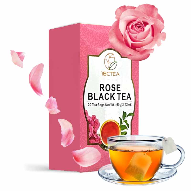 Té Negro con Rosa 60grs | 20 Bolsitas