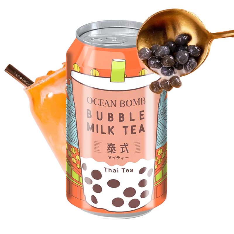 Bubble tea Thai tea 315ml | Té boba thai