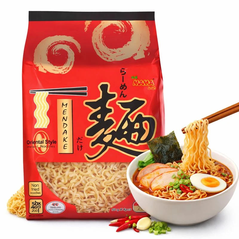 Fideos Ramen Secos Estilo Oriental (Mendake) 200grs