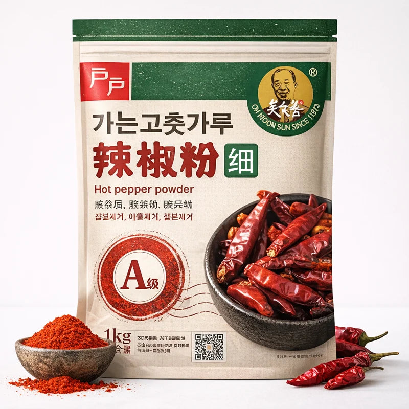 Gochugaru Chile Coreano en Polvo Fino 1 kg